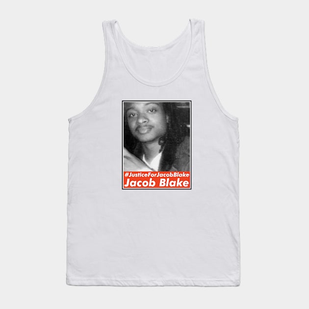 Justice For Jacob Blake, Say His Name Tank Top by VanTees